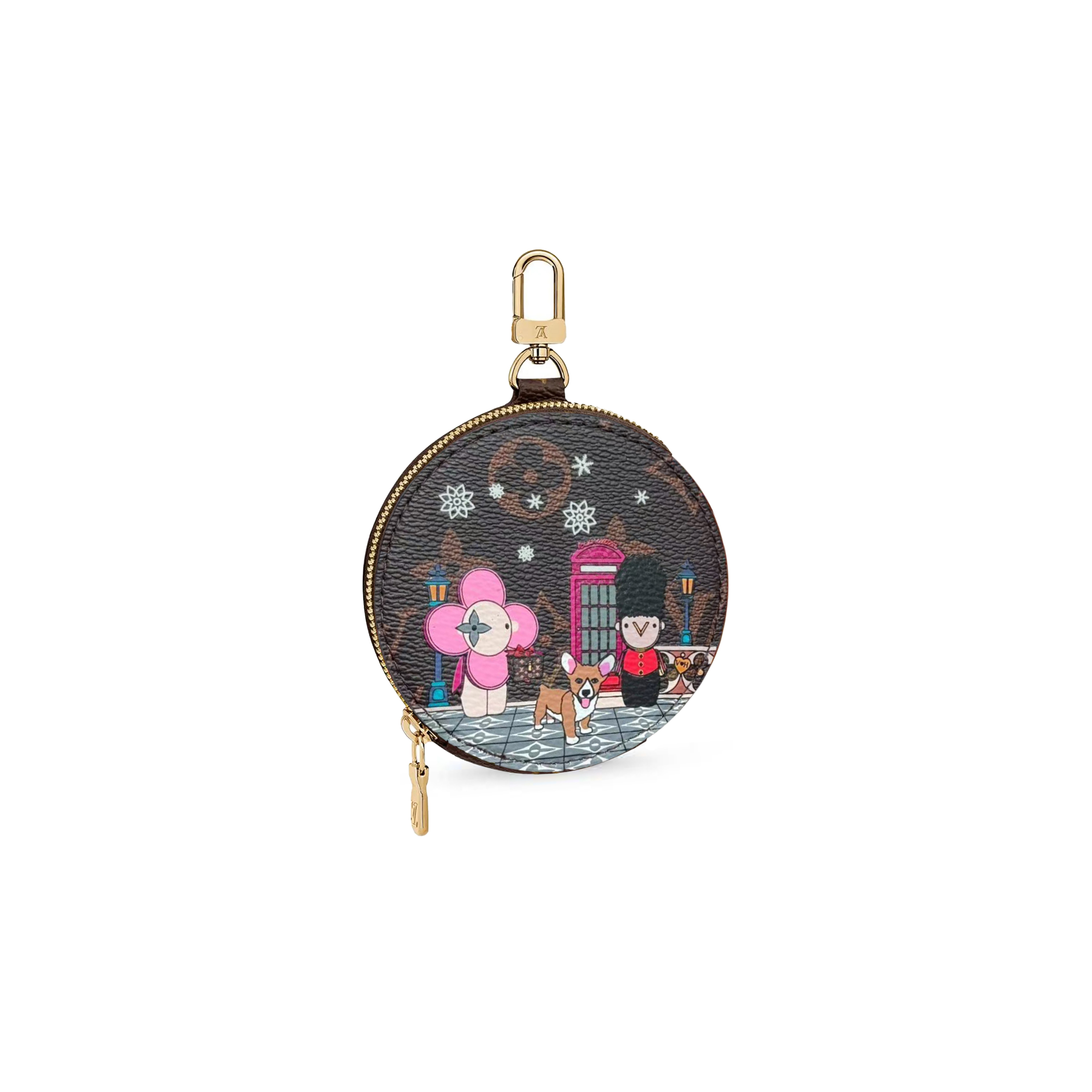 LOUIS VUITTON ROUND COIN PURSE 100385 (9*9*2cm)